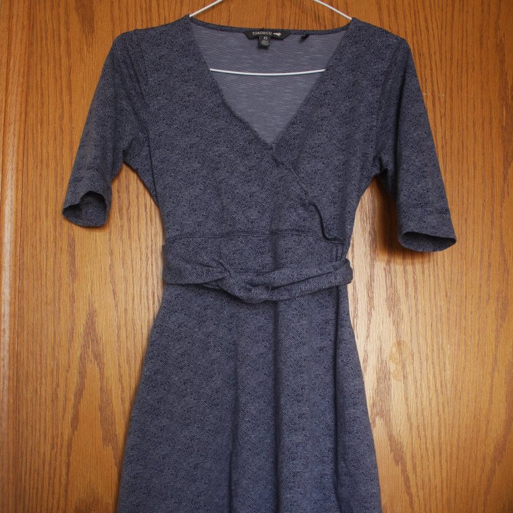 Blue Cue Wrap Dress